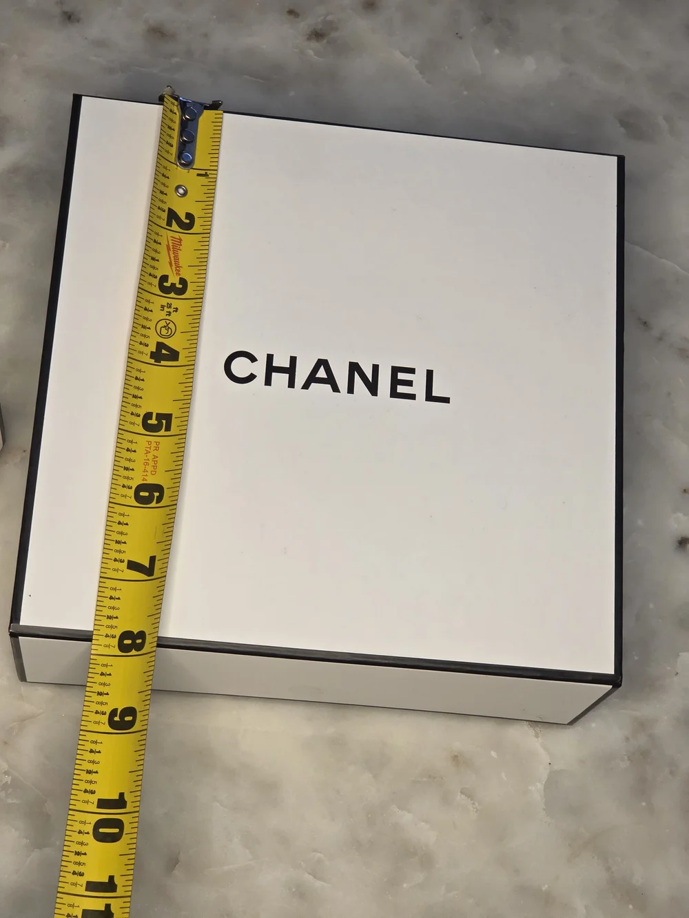 Authentic CHANEL White and Black Empty Gift Box  2-piece Set